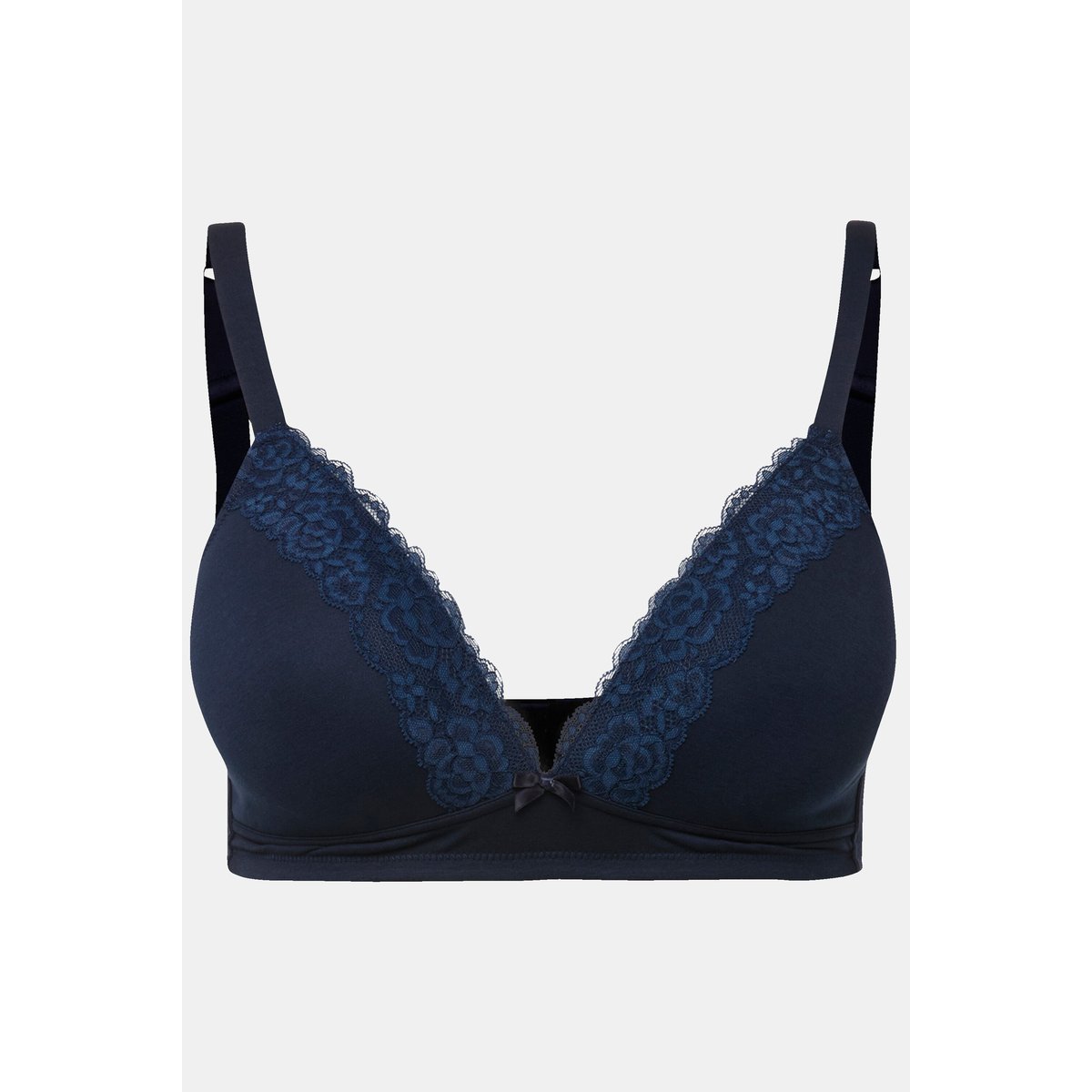 Soutien-gorge sans armatures à bonnets en bleu nuit, ULLA POPKEN