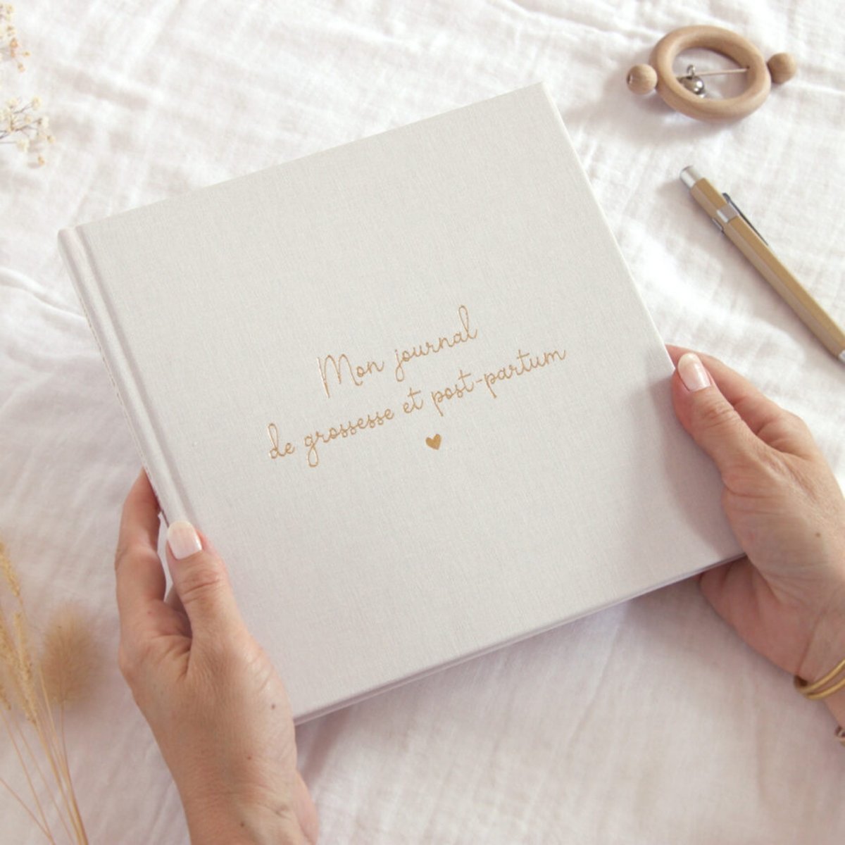 Journal de grossesse et post-partum beige, ZÜ