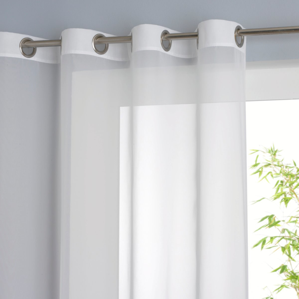 Tenda con occhielli, Limpo bianco, SO'HOME
