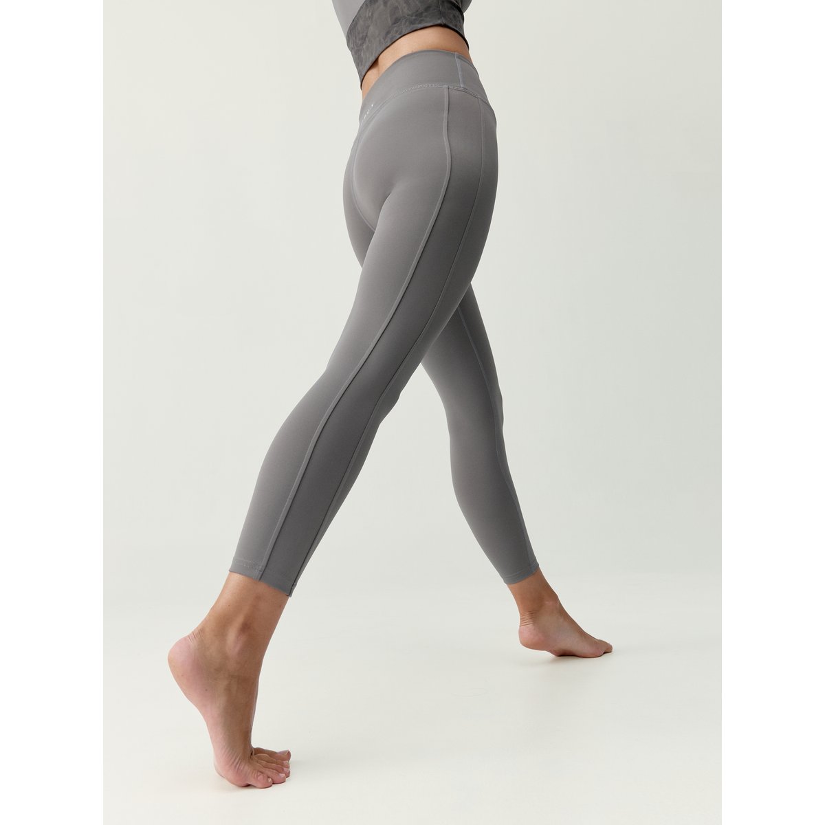Legging de sport femme Rise Taille haute séchage rapide marron vison, BORN