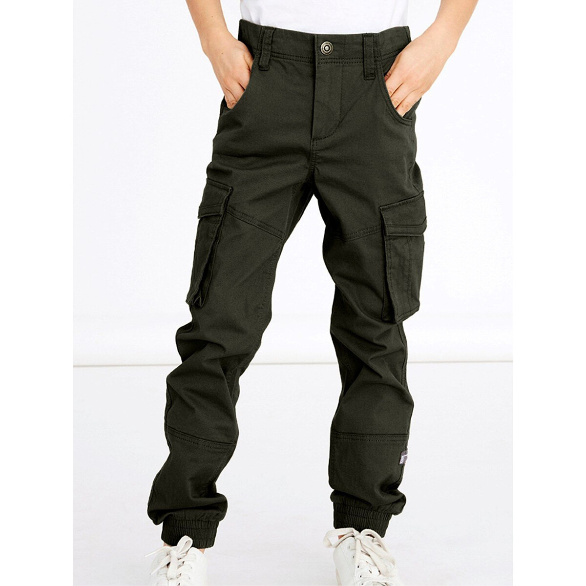 Pantalon cargo vert foncé, NAME IT