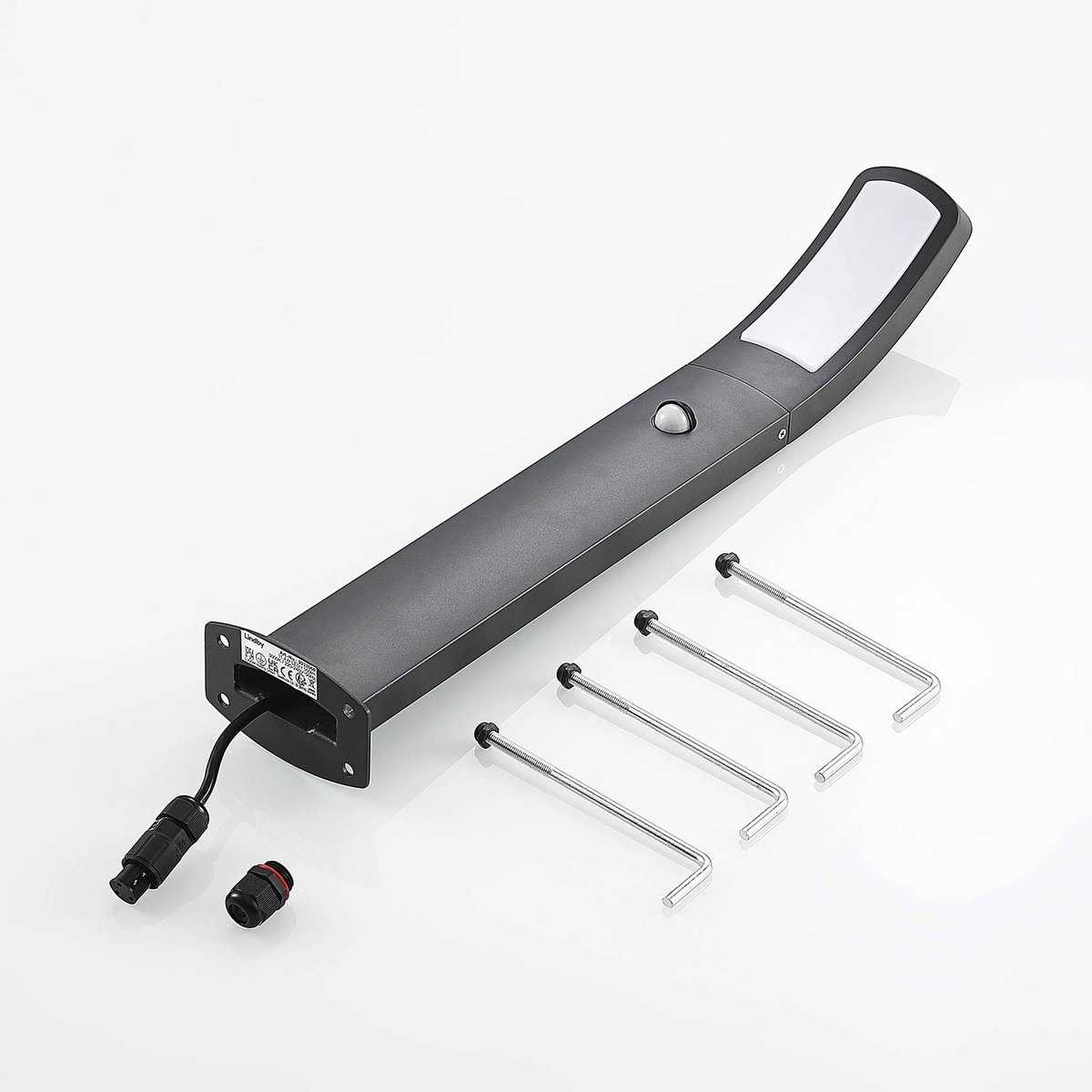 Luminaire extérieur en aluminium moderneLED anthracite, LINDBY