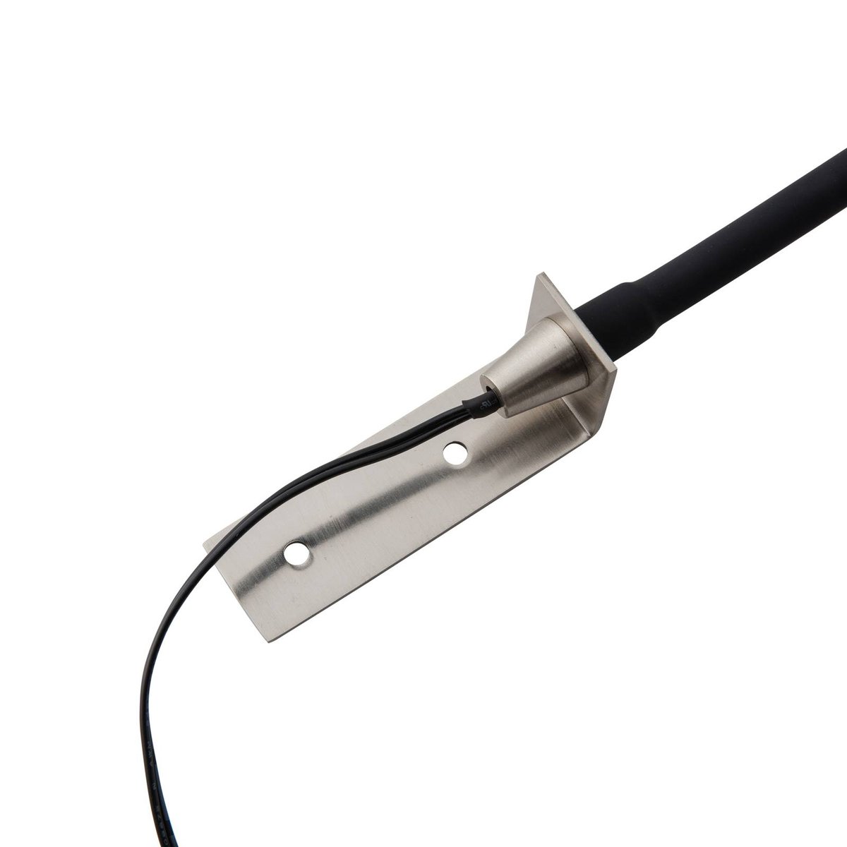 Applique en métalLED, Flexola nickel, noir, LINDBY