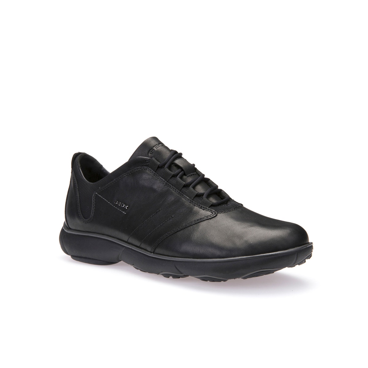 Baskets cuir Nebula noir, GEOX