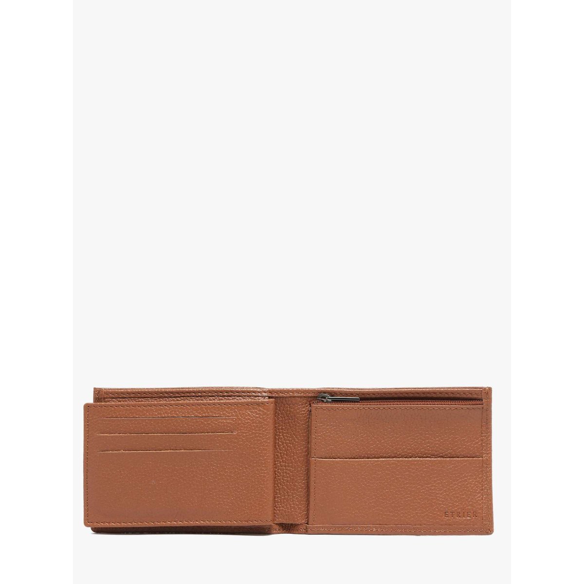 Portefeuille Madras cuir camel, ETRIER