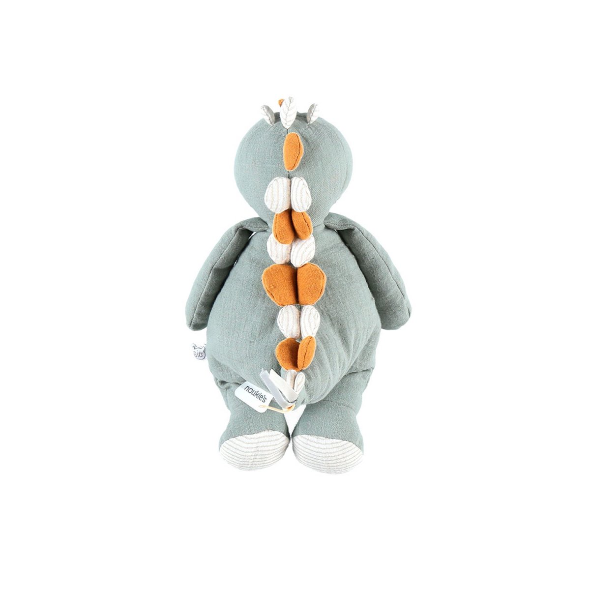 Peluche gris, orange, NOUKIE'S