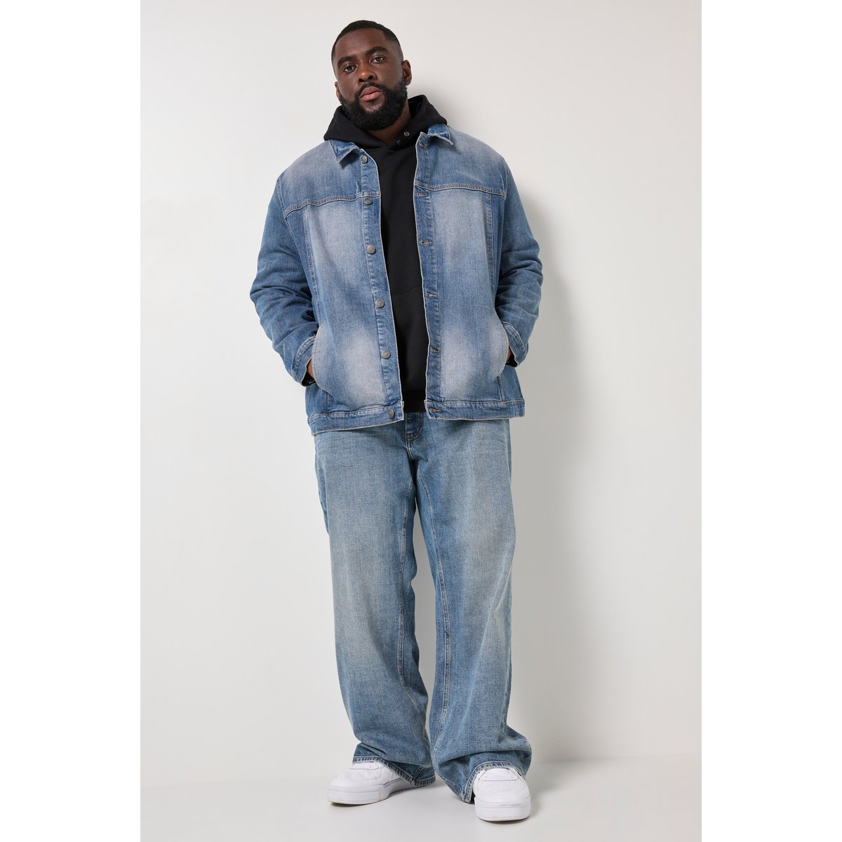Veste en jean, style vintage pierre bleue, STHUGE