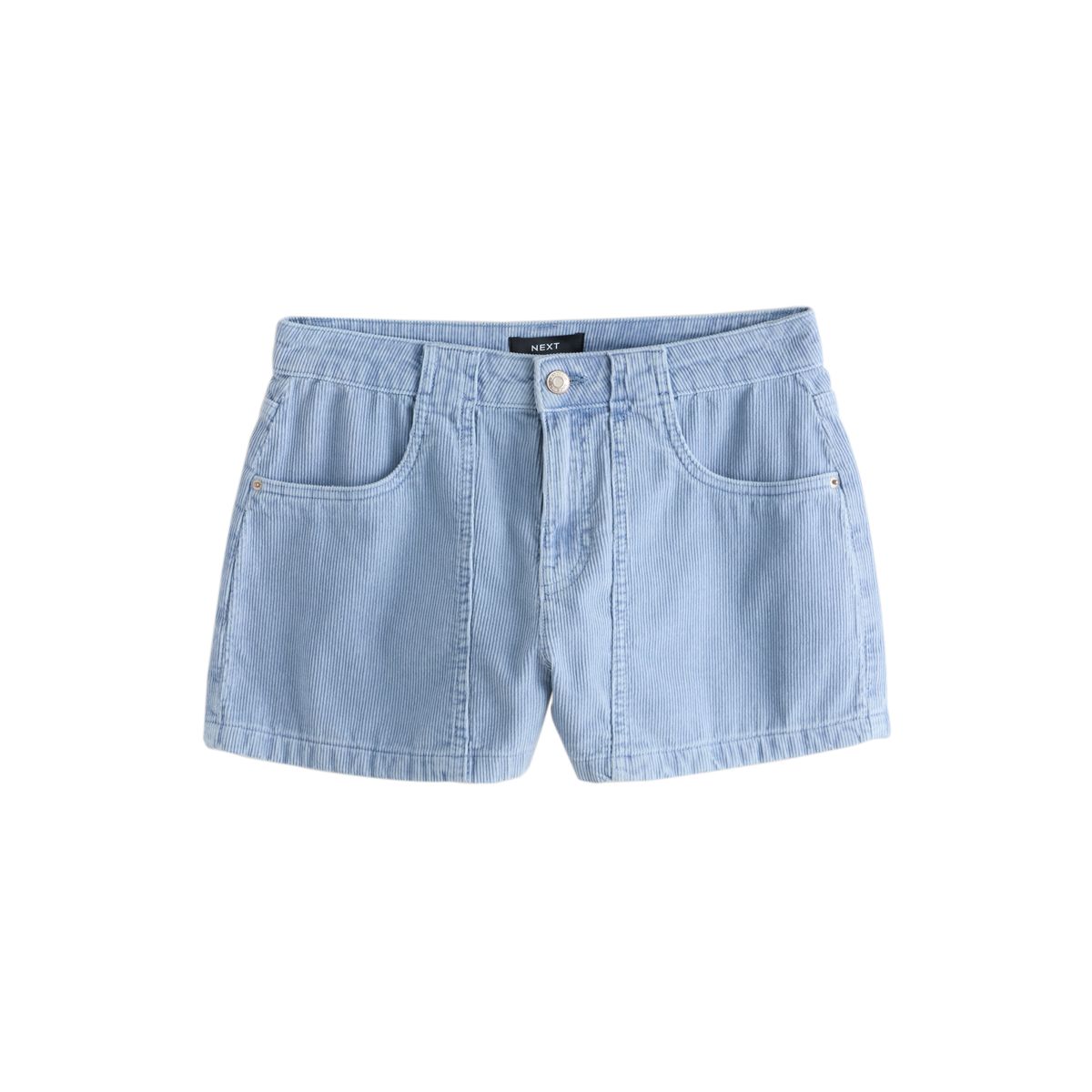 Short en velours côtelé léger effet délavé bleu, NEXT