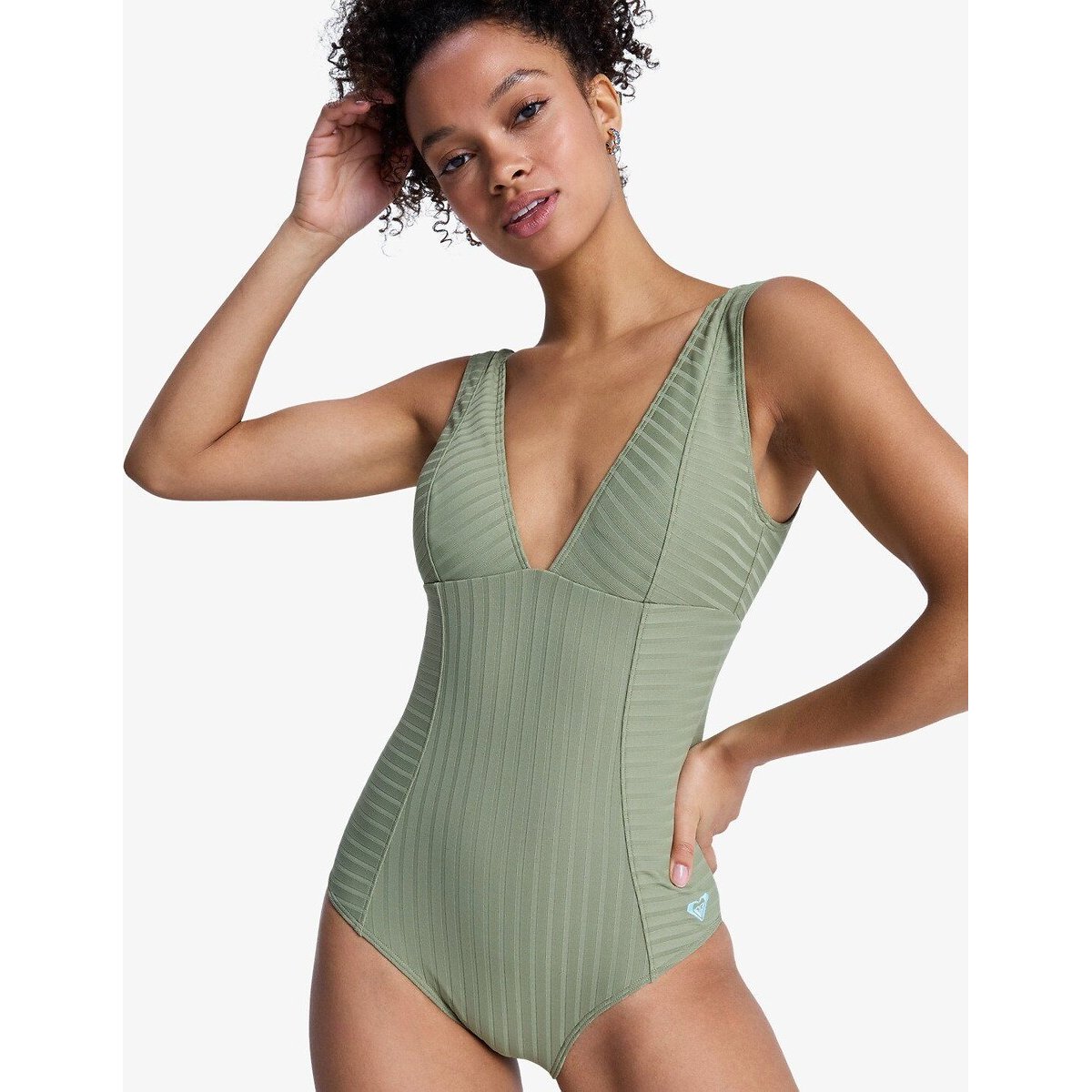 Costume da bagno intero ROXY LOVE kaki, ROXY