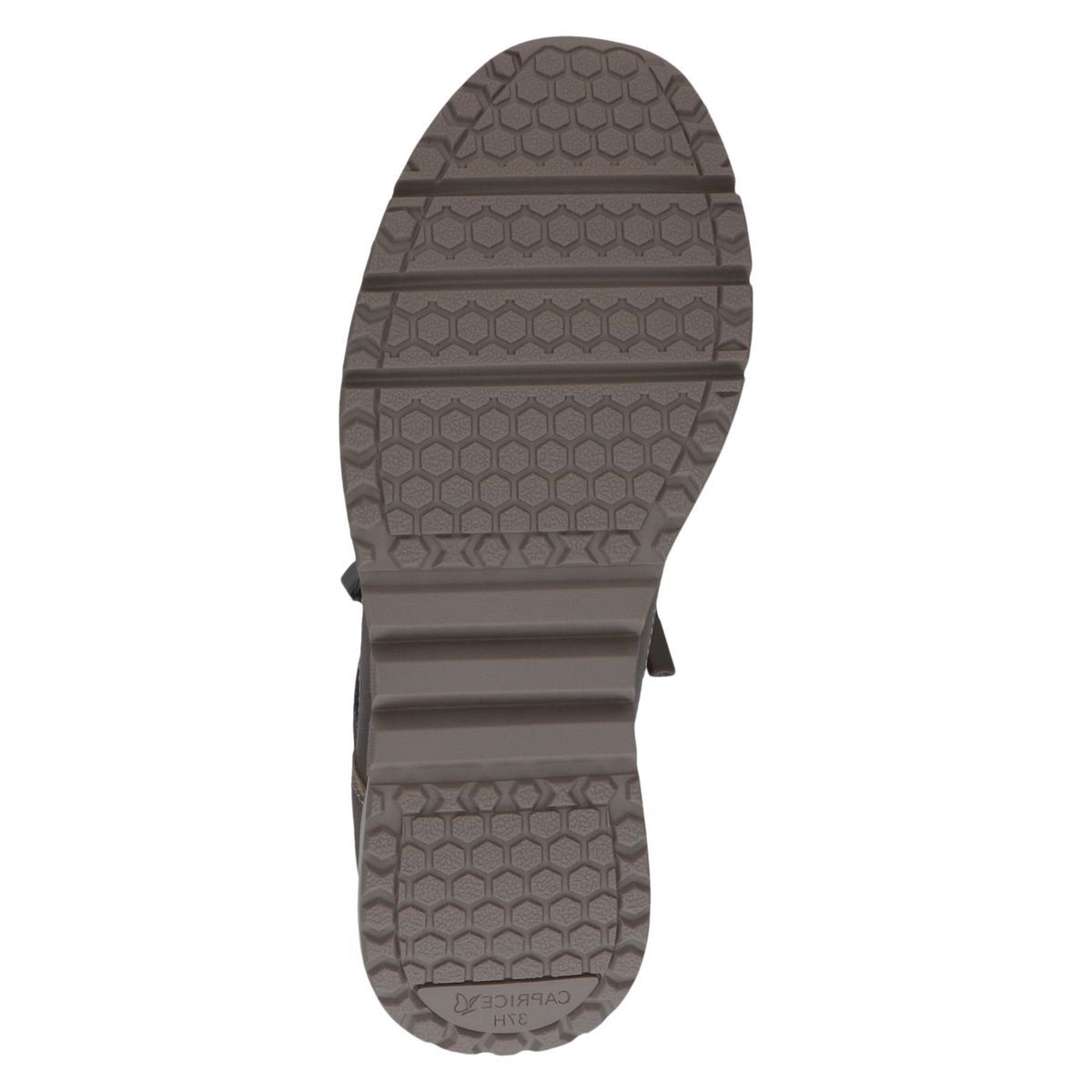 Basket en cuir marron mocca croco, CAPRICE