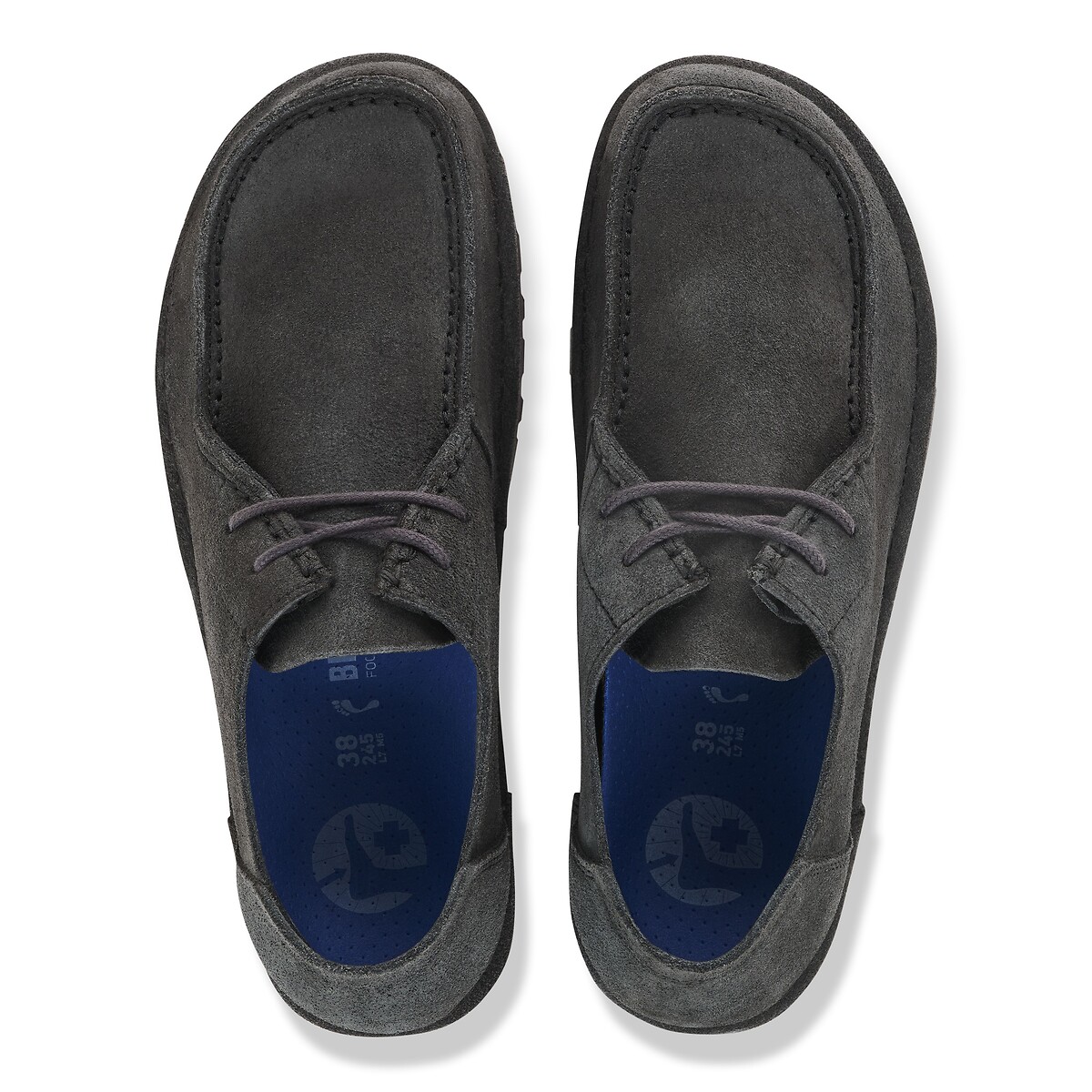 Scarpe derby in pelle scamosciata Utti Lace nero , BIRKENSTOCK