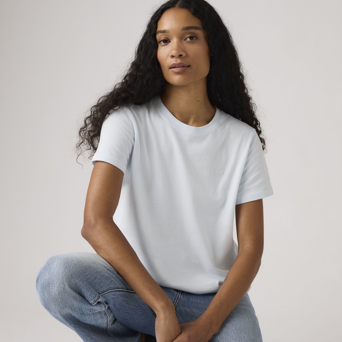 T-shirt en coton Favorite bleu - country air, LEVI'S