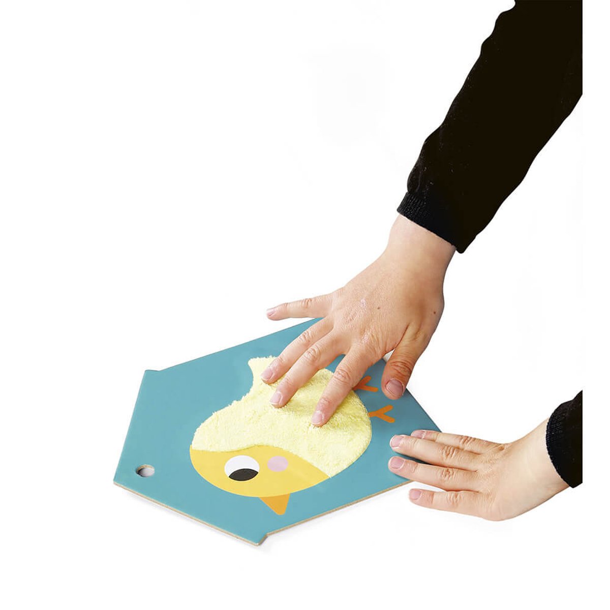 Cartes Tactiles Ferme couleur unique, JANOD