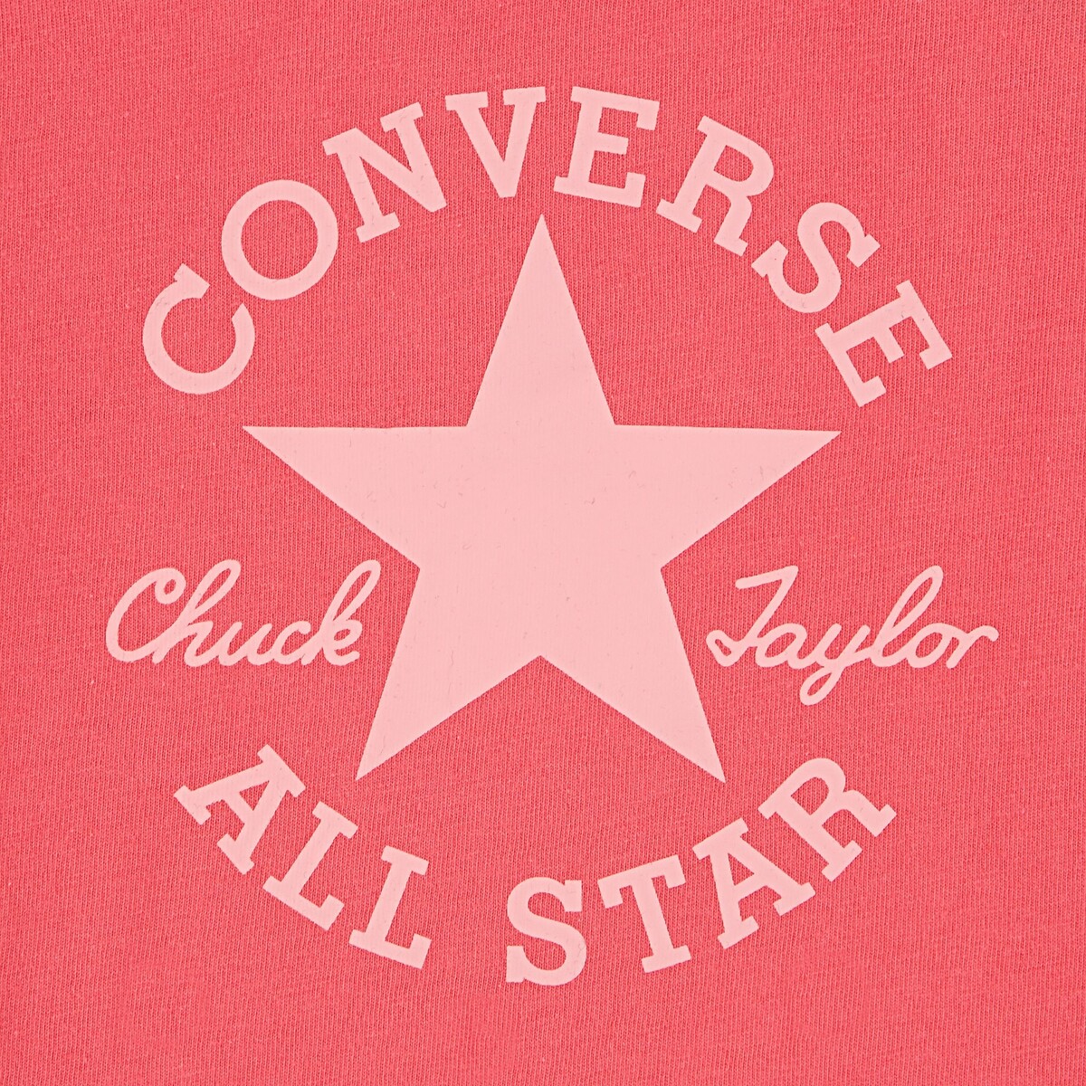 Chest Logo Short Sleeve T-Shirt pink, CONVERSE