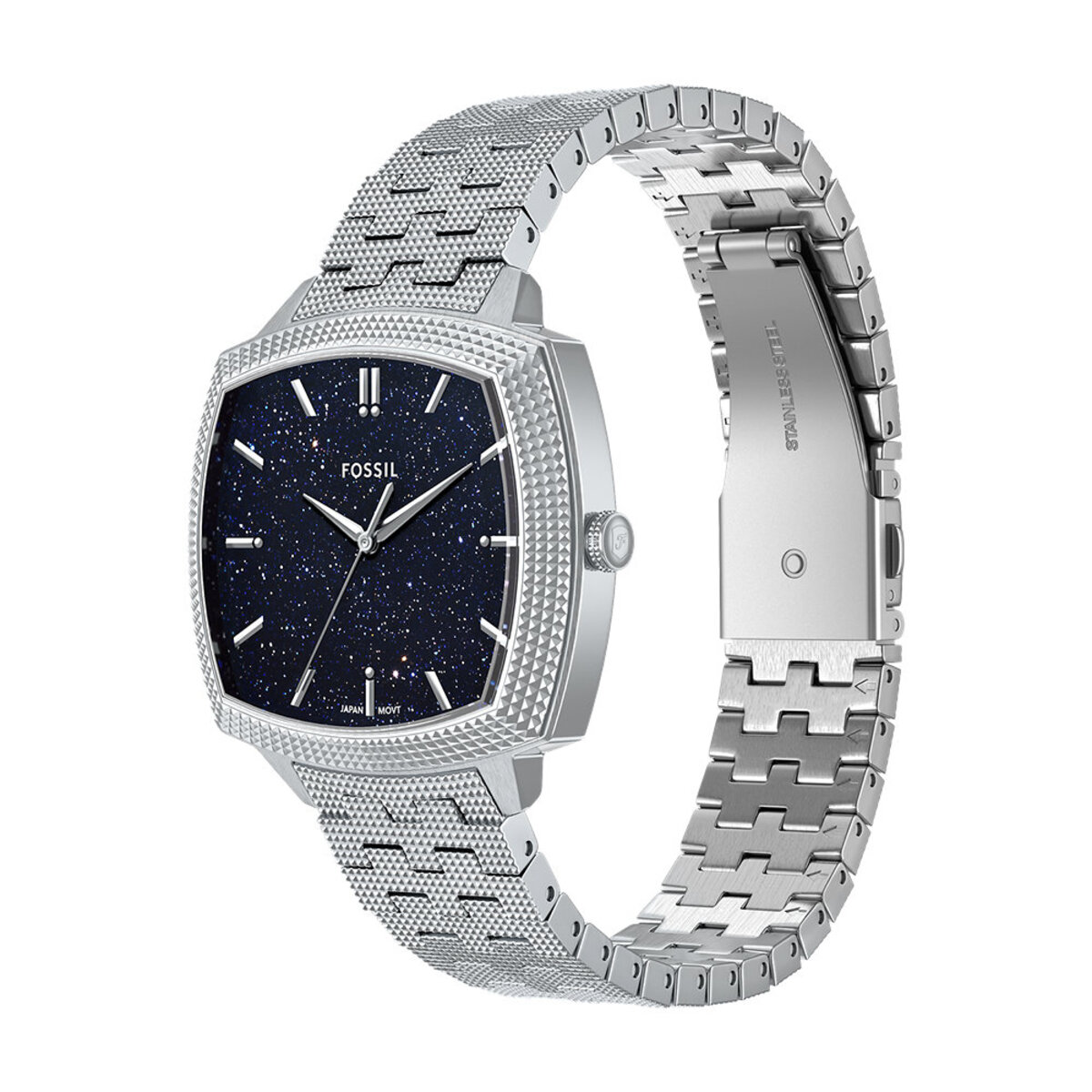 Montre Analogique  MACHINE LUXE argenté bleu argenté, FOSSIL