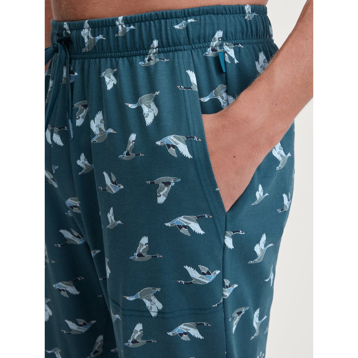 Pantalon Coton RMX SLEEP WEEKEND bleu foncé, CALIDA