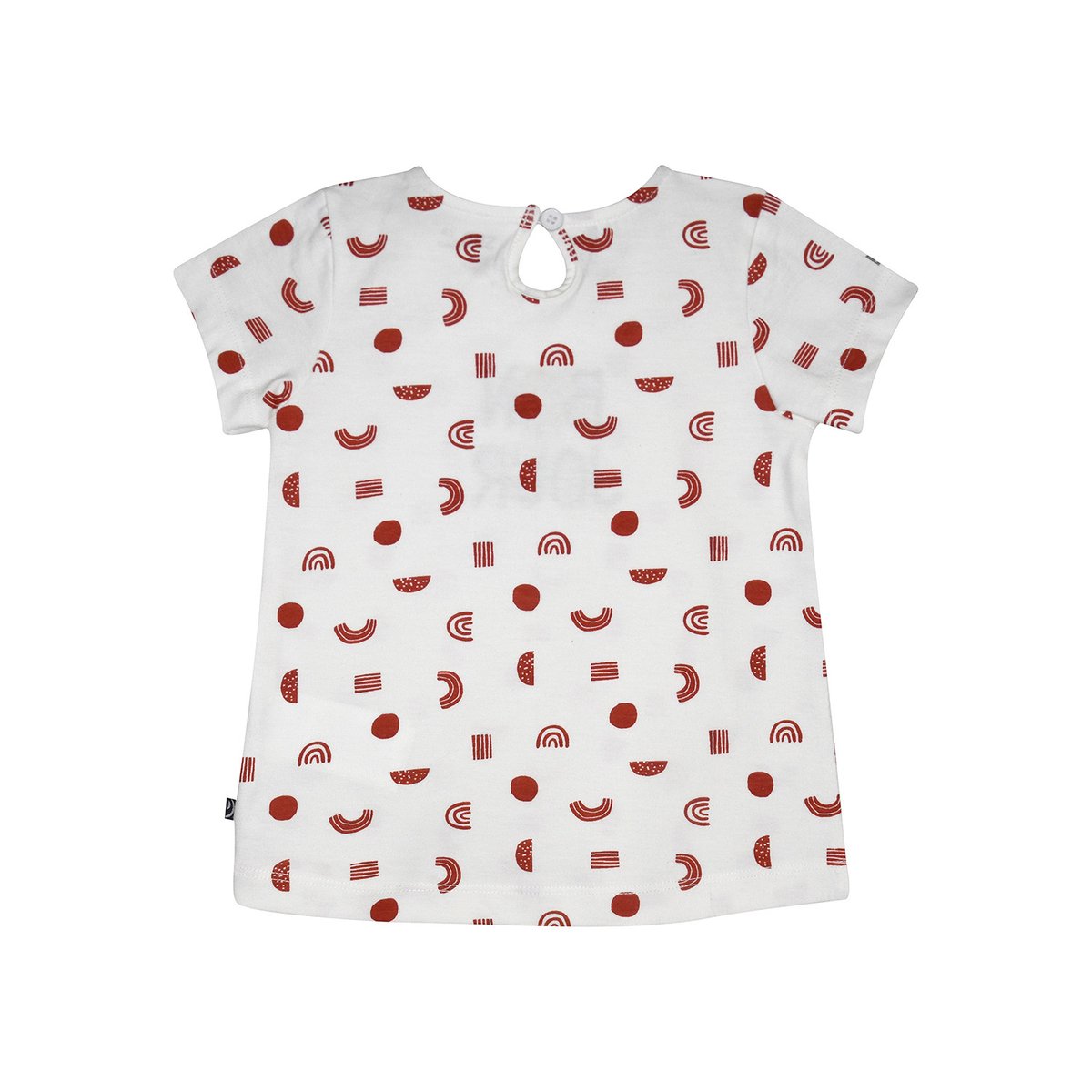 Tee shirt lilette manches courtes enfant blanc, SUCRE D'ORGE