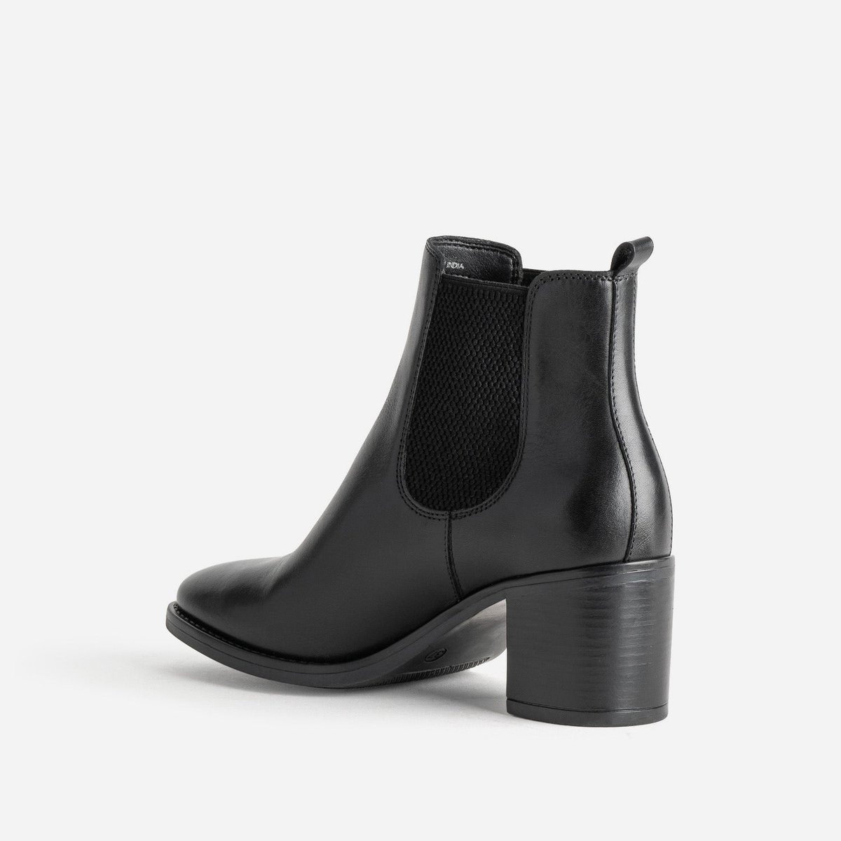 Boots À Talon en cuir NEKKARA noir, ERAM