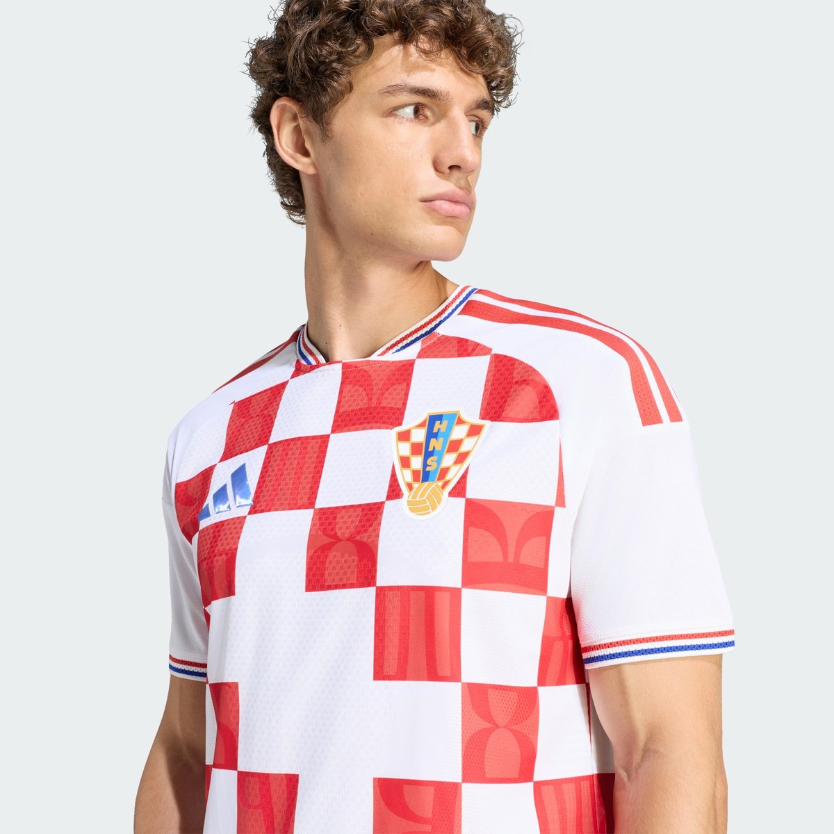 Maillot Domicile Croatie 26 Authentique white, adidas Performance