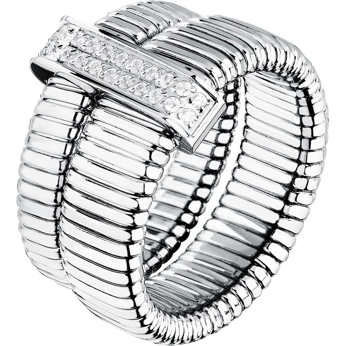 Bague ONDA acier inoxydable, MORELLATO