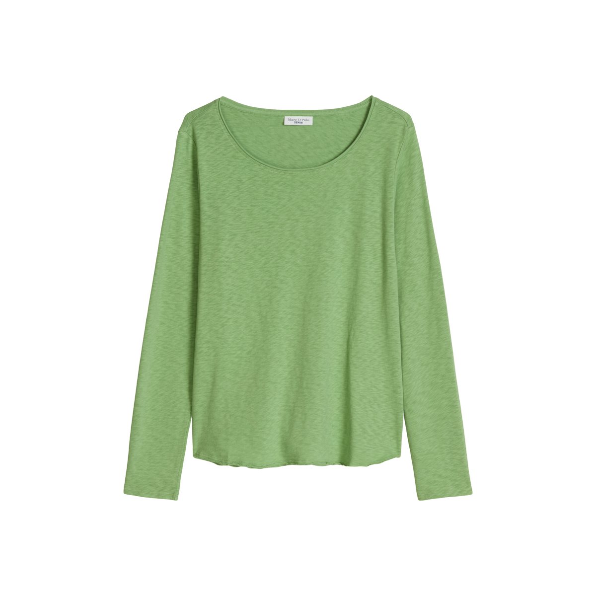 T-shirt long régulier en coton organique gris, MARC O’POLO DENIM