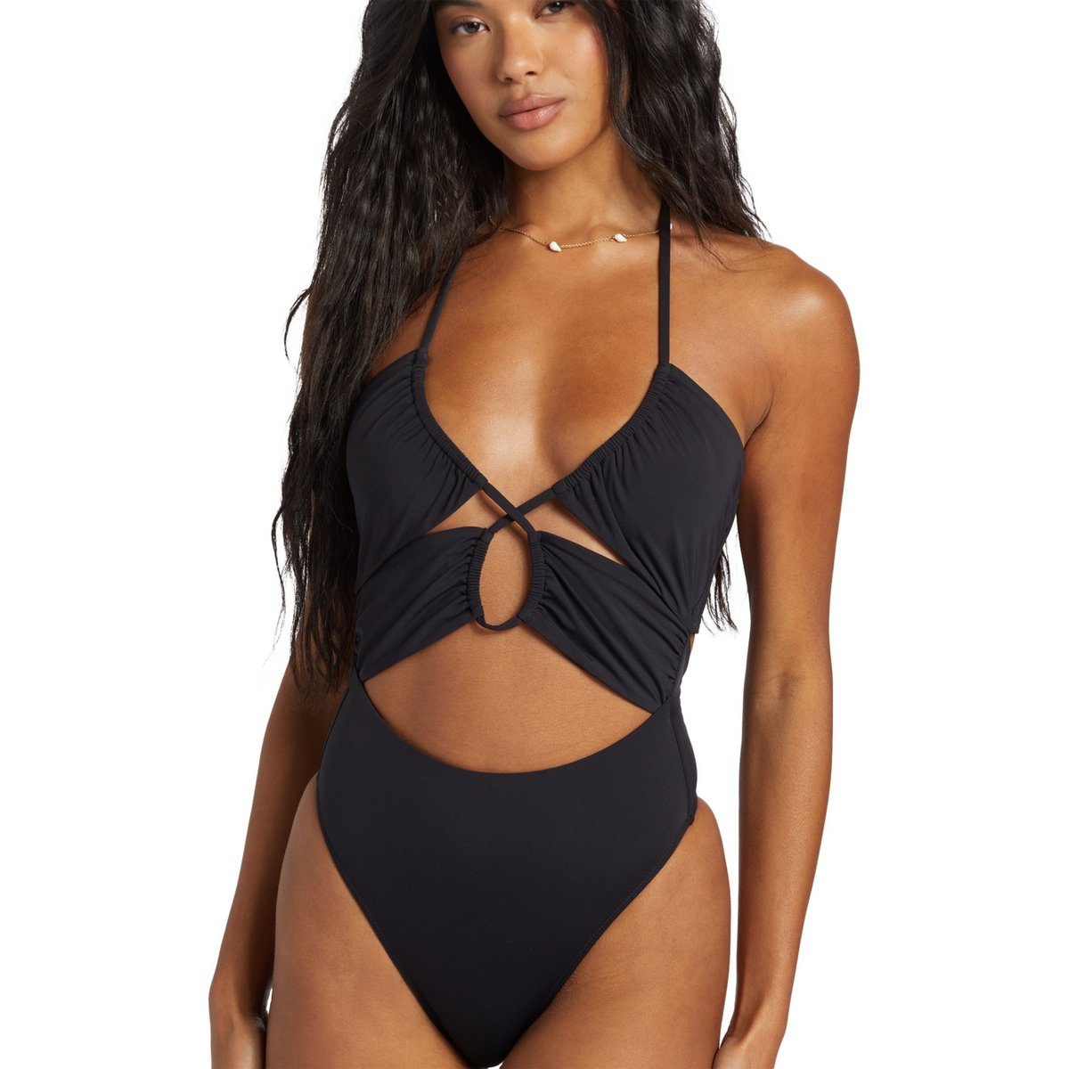 Maillot de bain une pièce SOL SEARCHER ONE-PIECE noir black pebble, BILLABONG