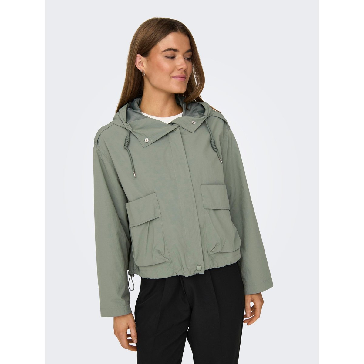 Parka Longue hedge green, ONLY