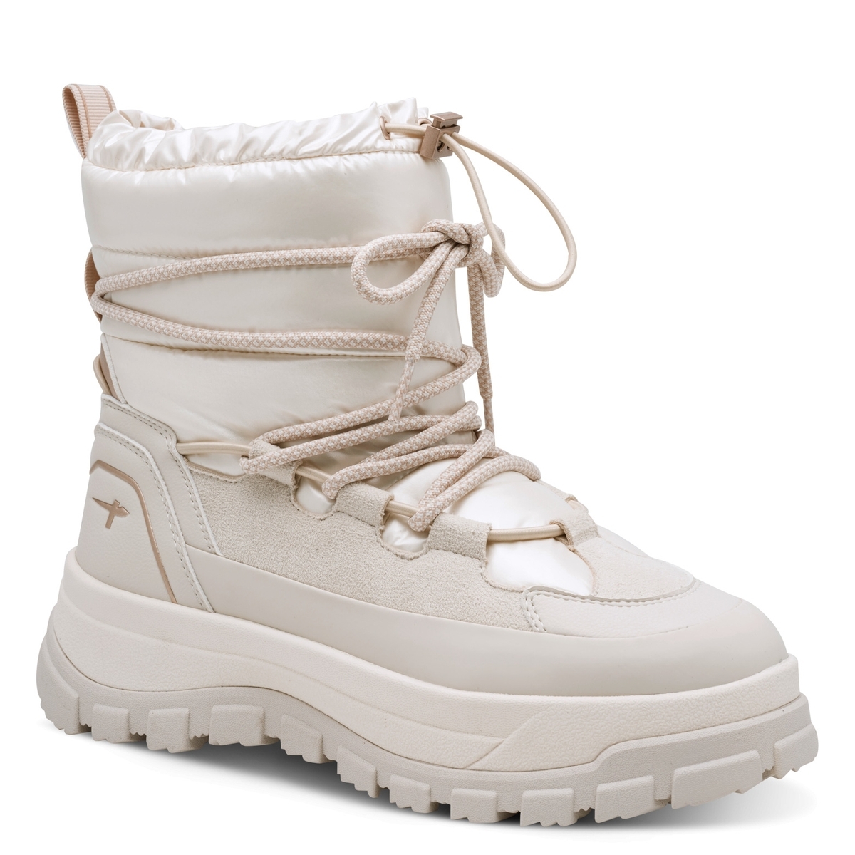 Bottine fourée beige ivoire, TAMARIS
