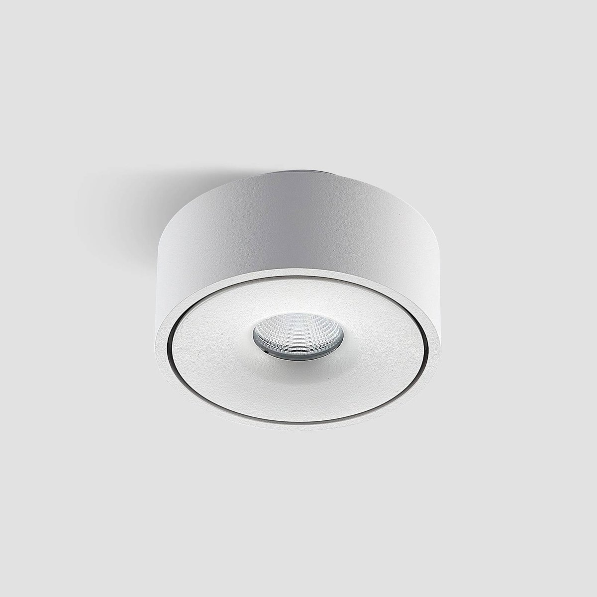 Plafonnier en aluminium moderneLED, Rotari blanc, ARCCHIO