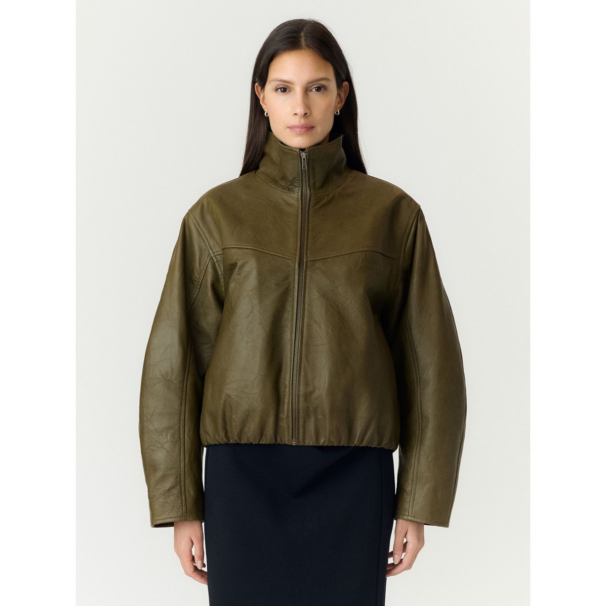 Veste Bomber marron - dark olive1, YAS