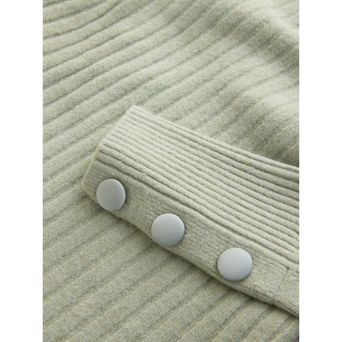 Pull en maille super doux avec effet chemise vert sauge, NEXT
