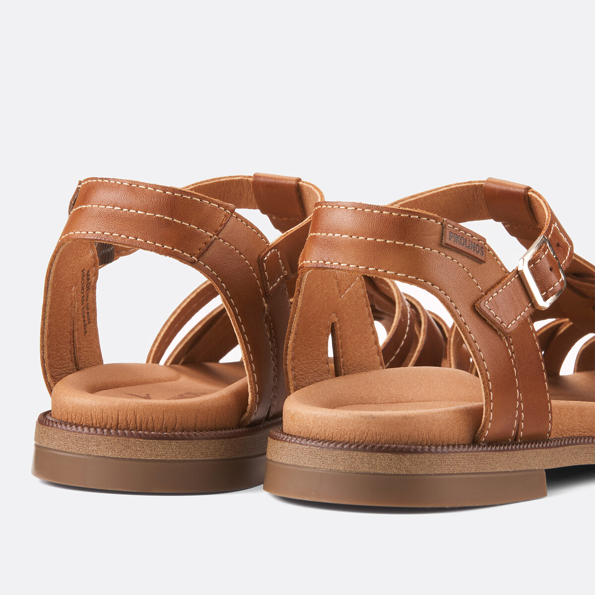 Platte, leren sandalen Navia cognac   , PIKOLINOS