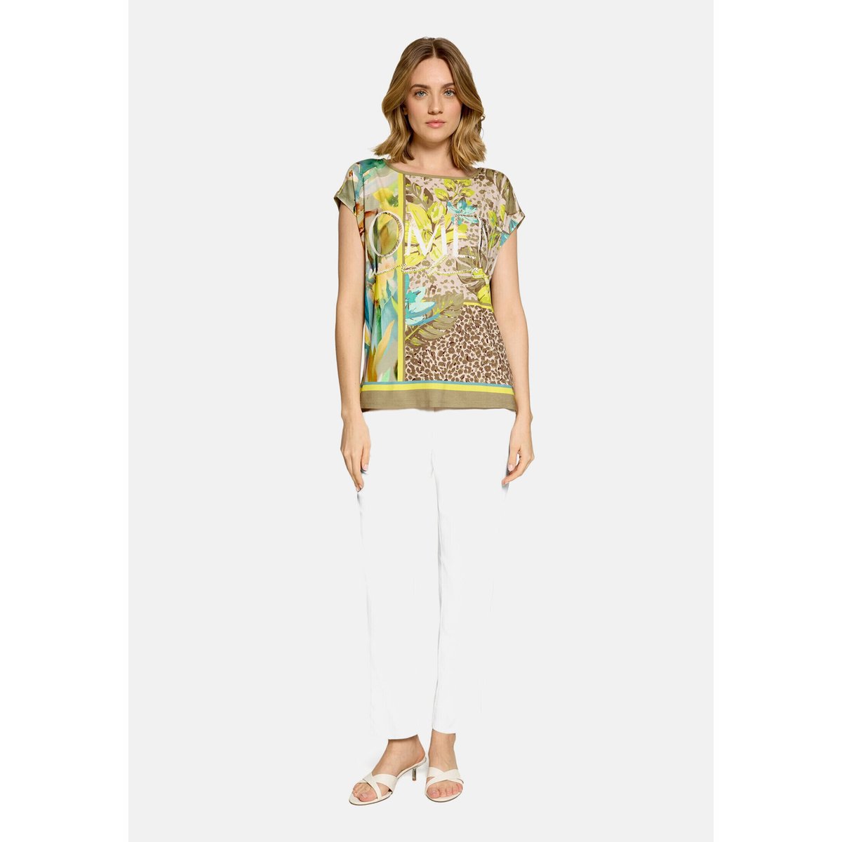 Haut casual à impression beige/yellow, BETTY BARCLAY