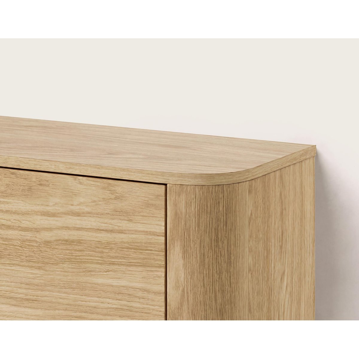 Meuble TV - MONA effet chêne, BEST MOBILIER