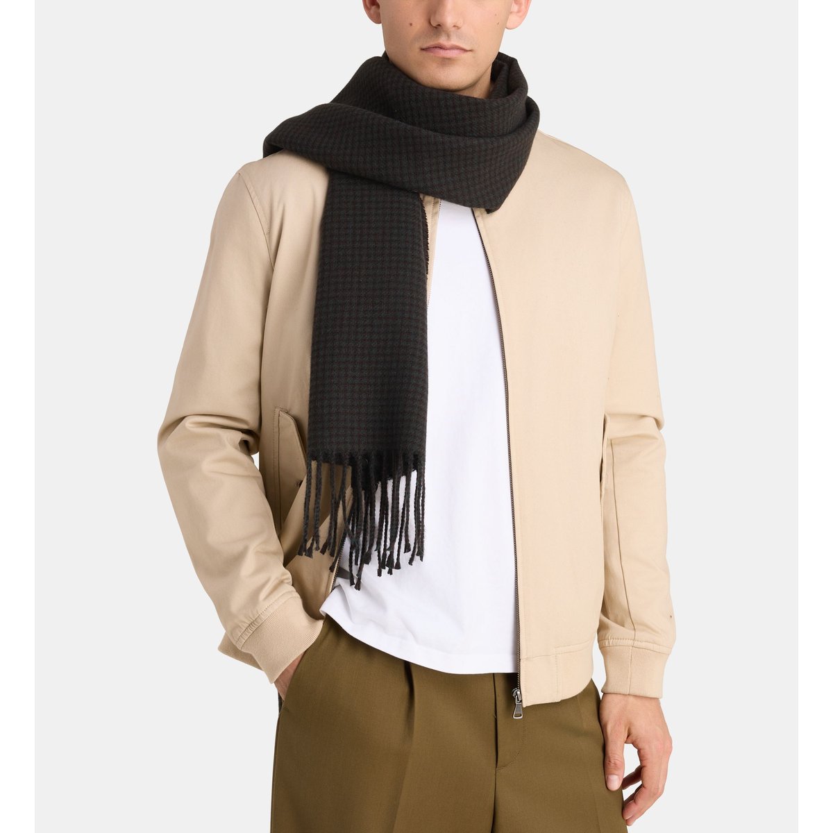 Echarpe bailey marron, GALERIES LAFAYETTE