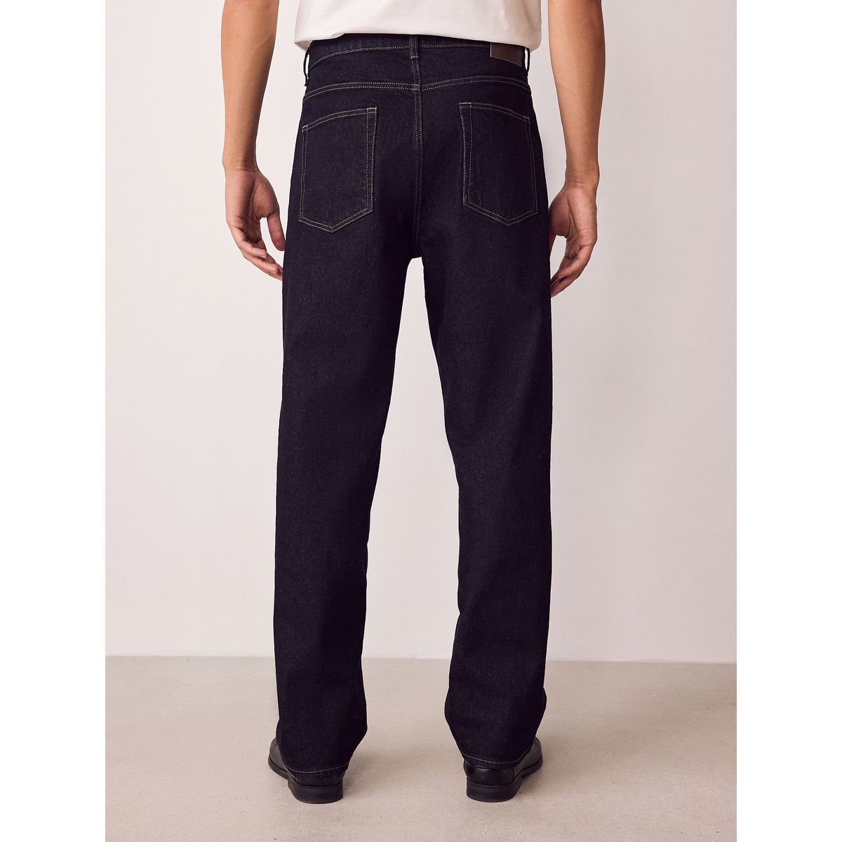 Jean vintage délavé rinçage indigo foncé, NEXT