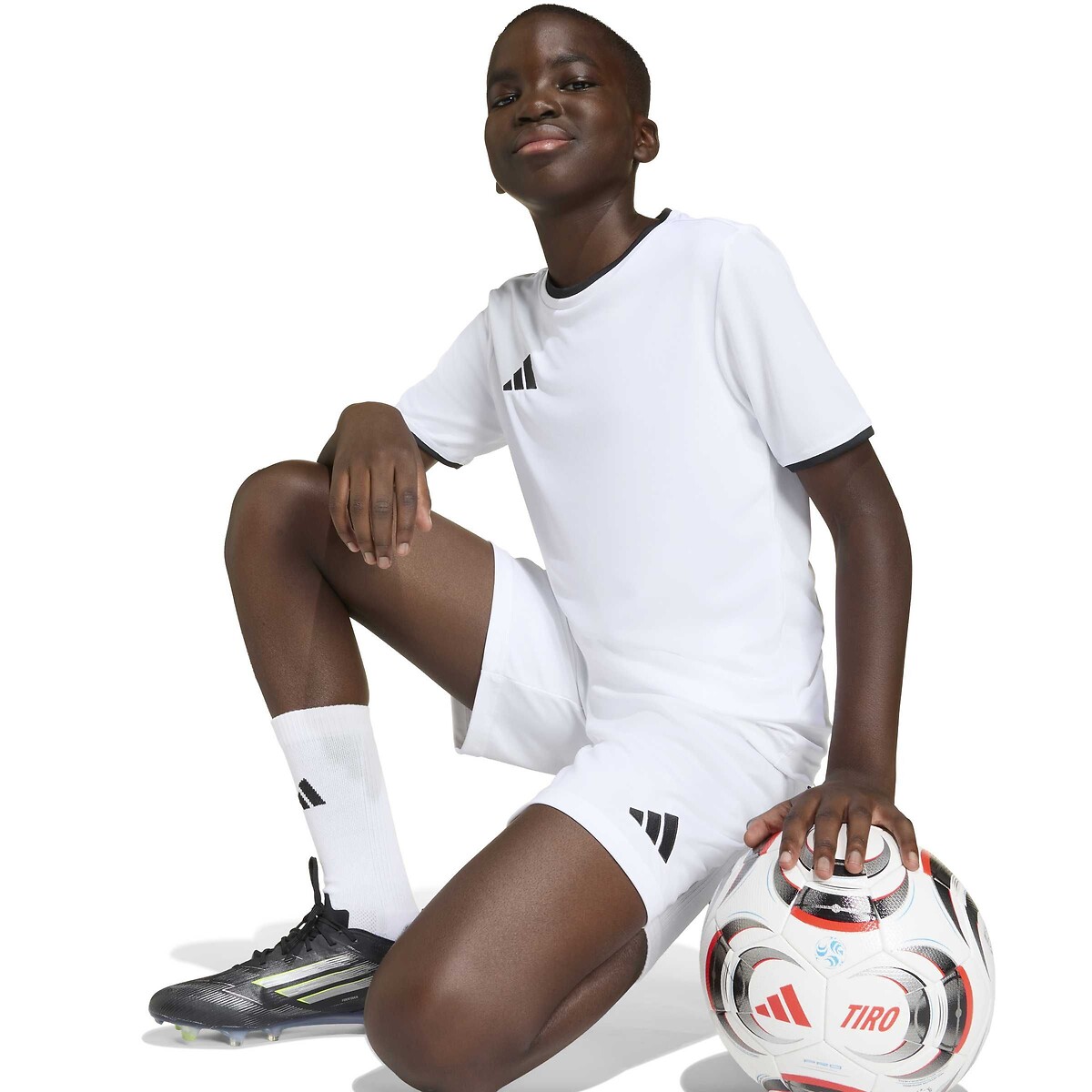 Calções de futebol, ENTRADA branco, adidas Performance
