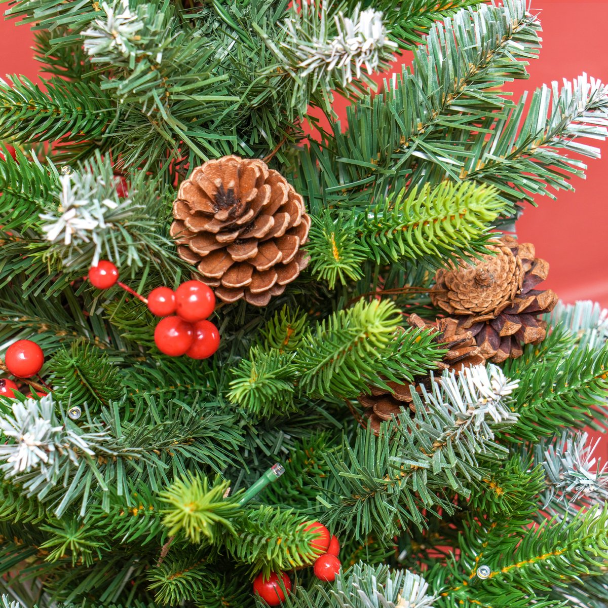 Sapin de Noël Plastique Vert vert, HOMCOM