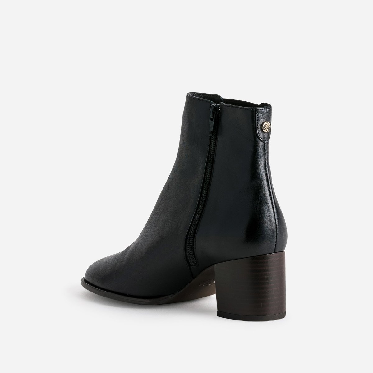 Boots À Talon en cuir JILOLA noir, ERAM