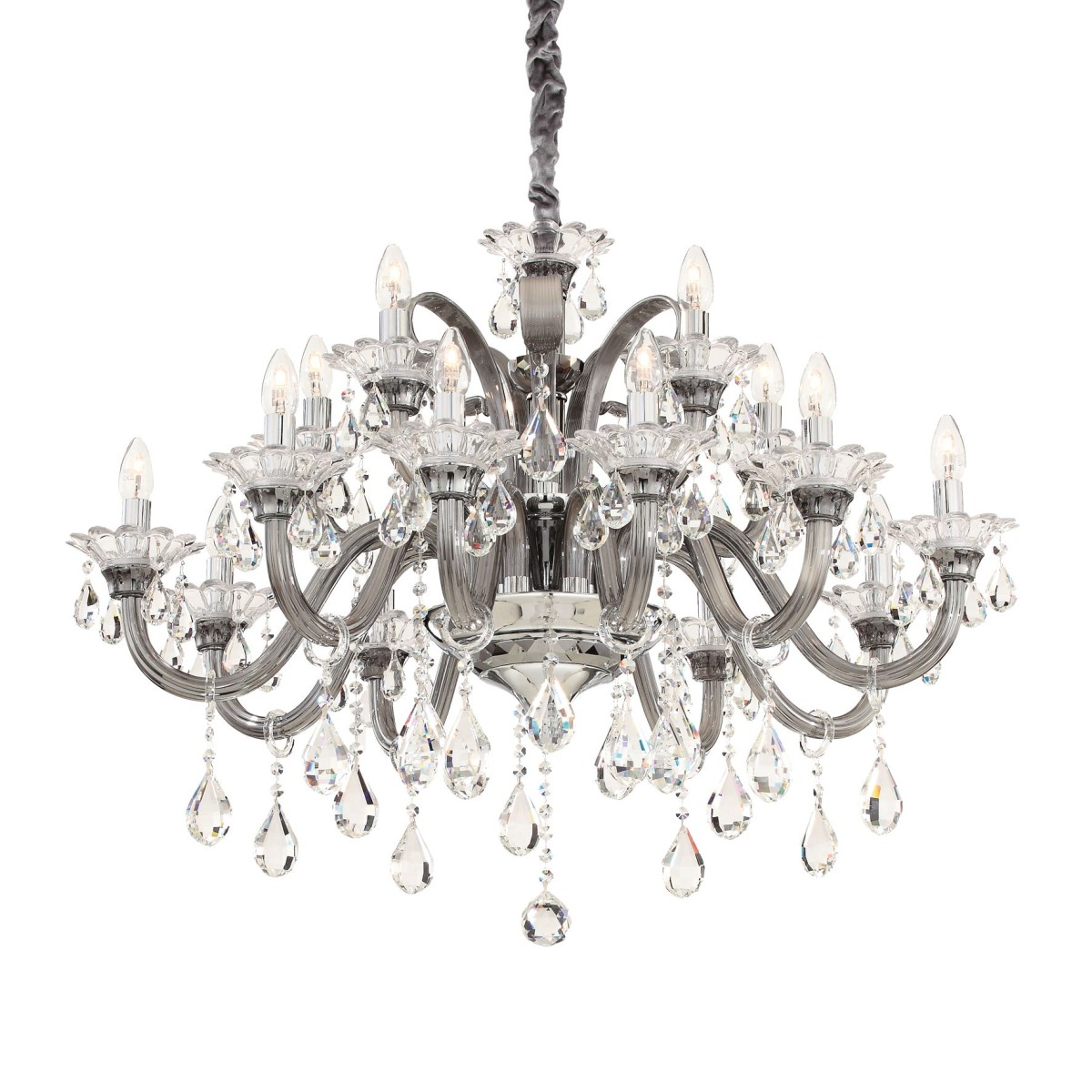 Lustre COLOSSAL argenté, IDEAL LUX