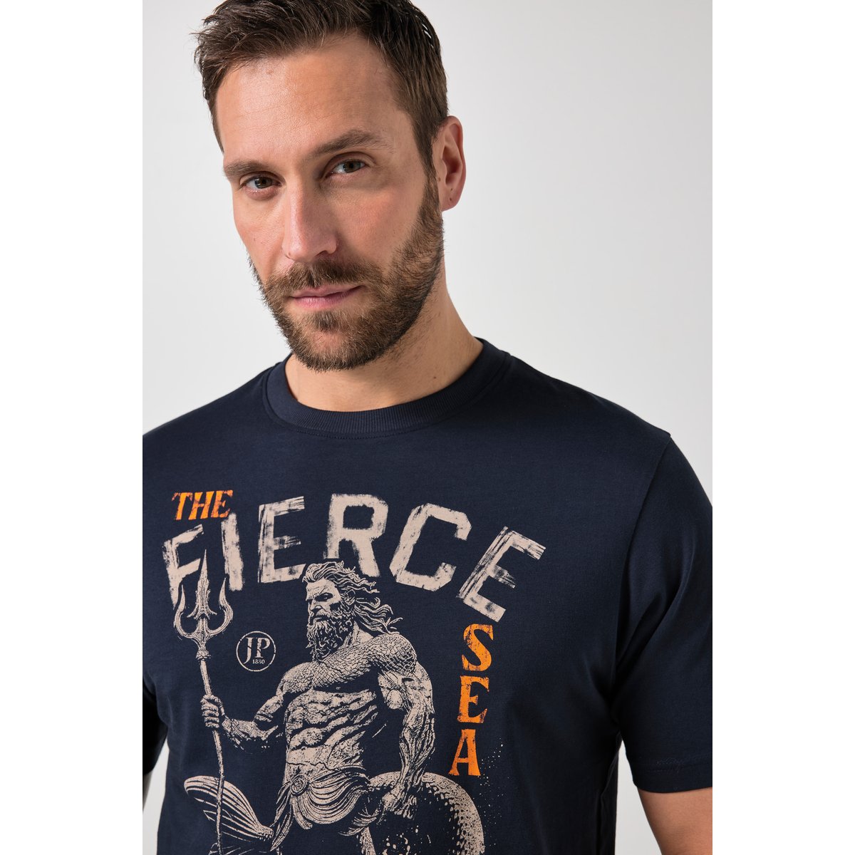 T-shirt JP 1880 bleu marine, JP1880