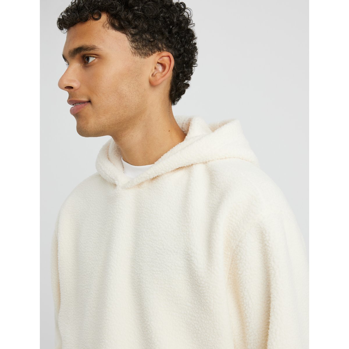 Sweat matière sherpa naturel, BZB