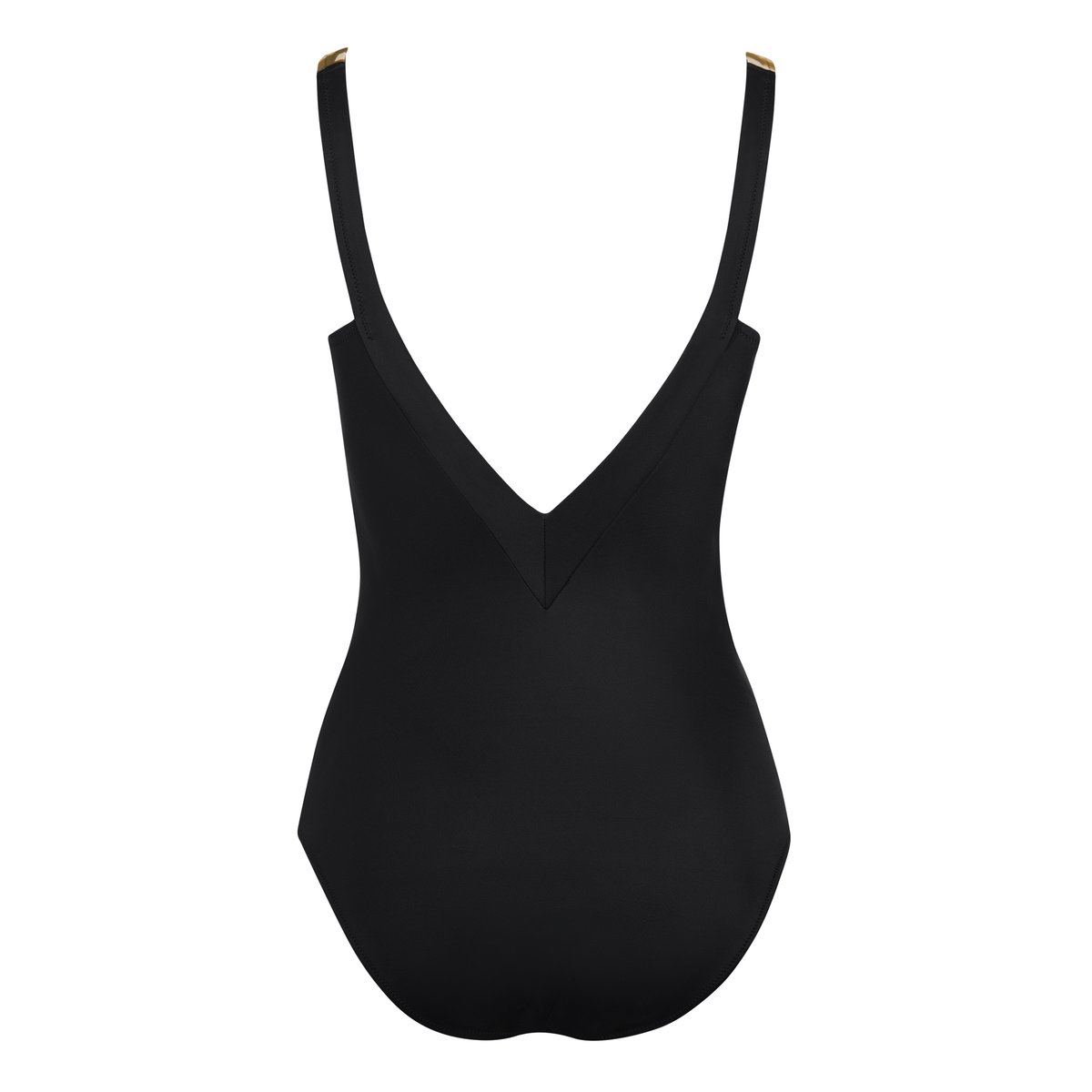 Maillot de bain une pièce préformé sans armatures amincissant TANZANIA noir, LISCA