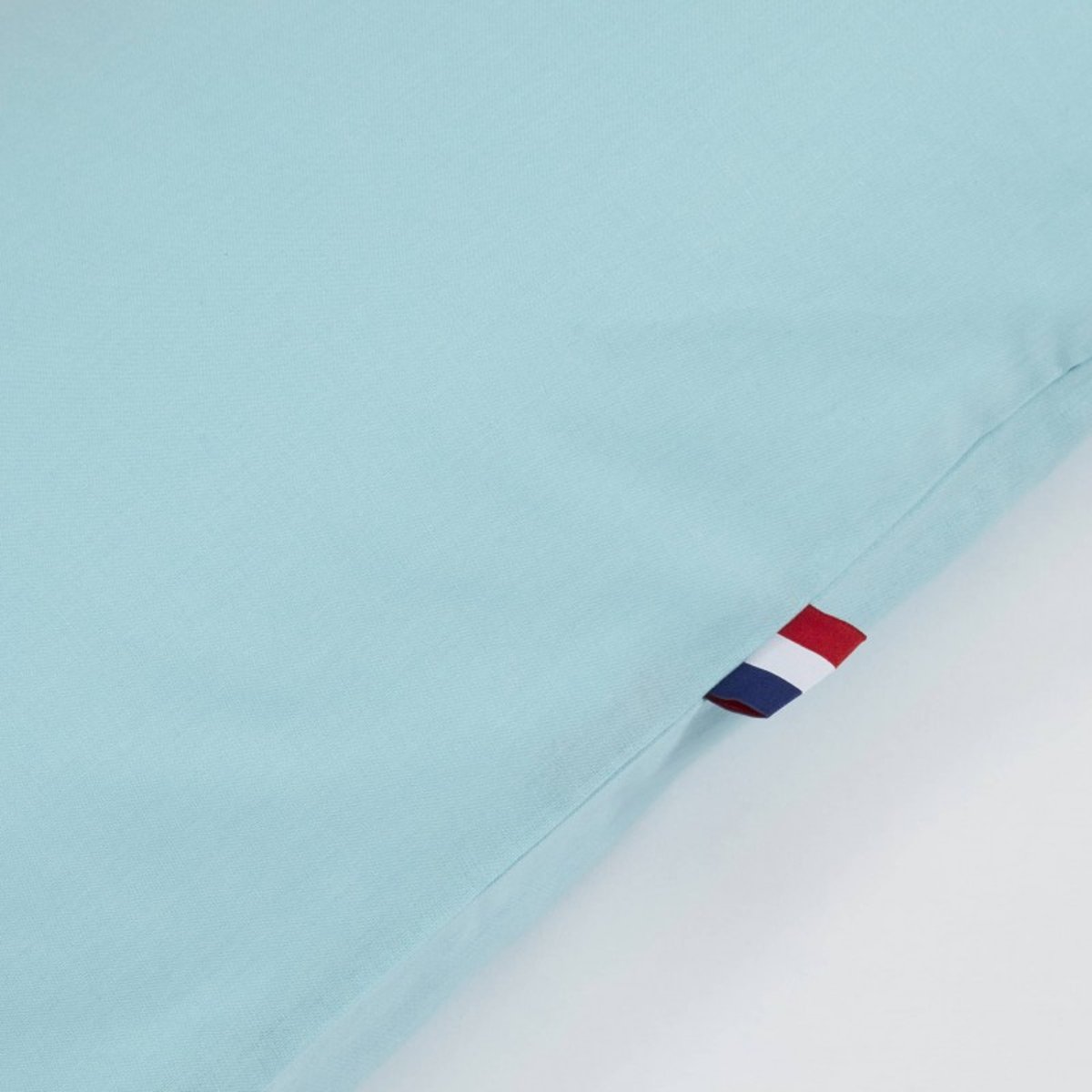 Housse de traversin plat bleu (Lot de 2) bleu, LES MATELAS DE MORPHEE