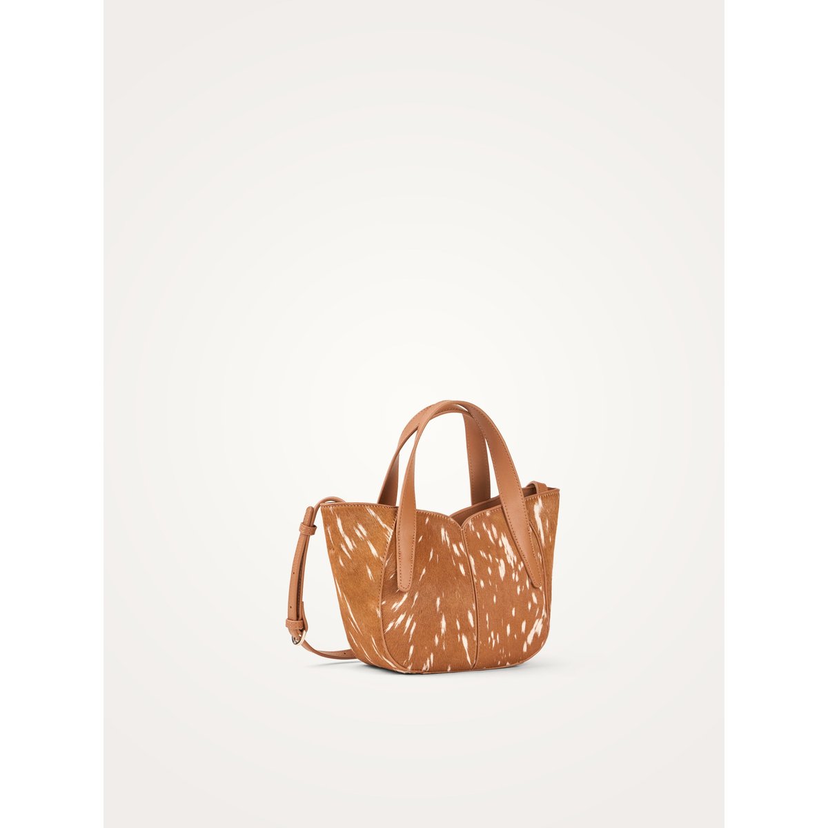 Sac à main avec anses et bandoulière Mini ALTAÏ camel, VANESSA WU