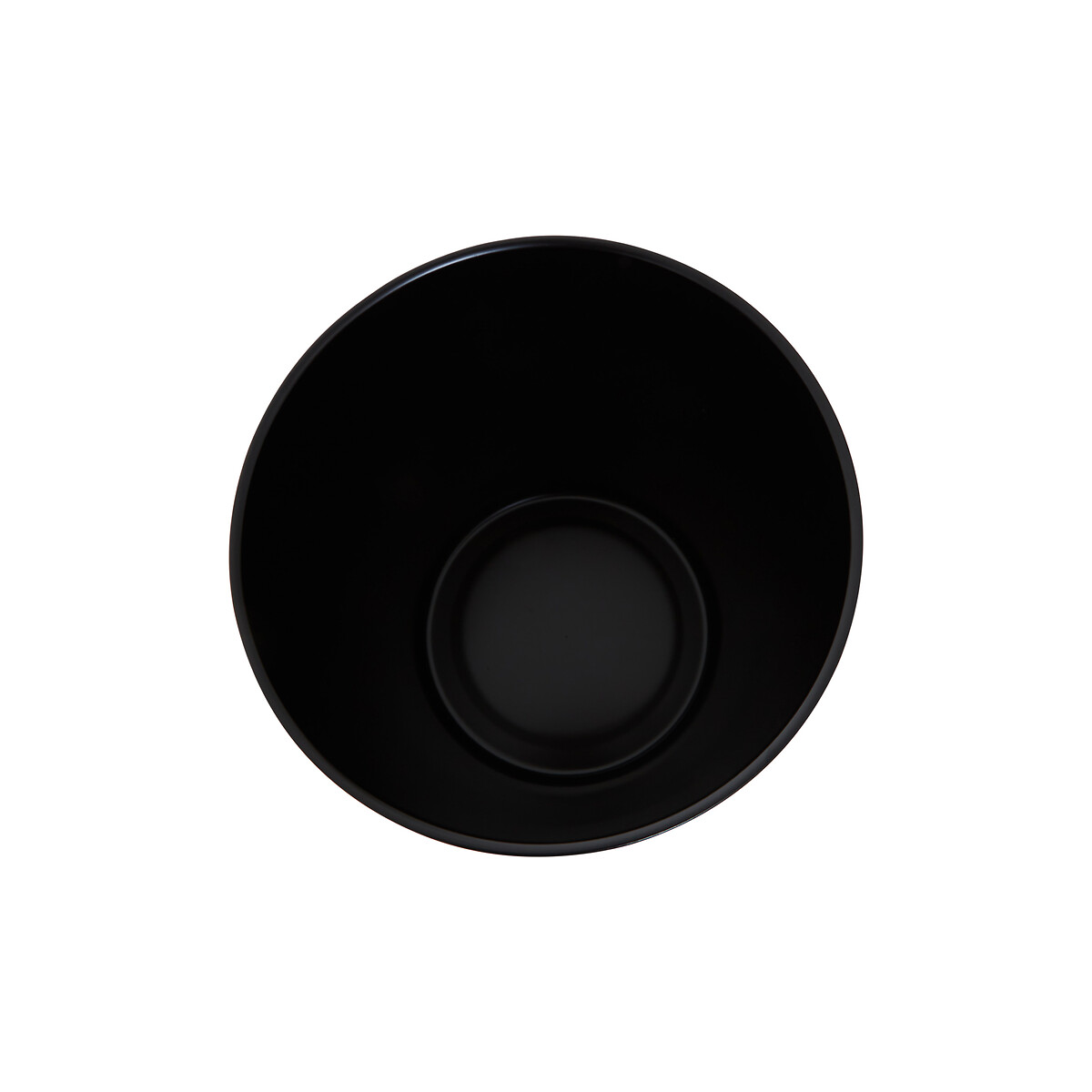 26cm Black Metal Waste Bin black, FIFTY FIVE SOUTH