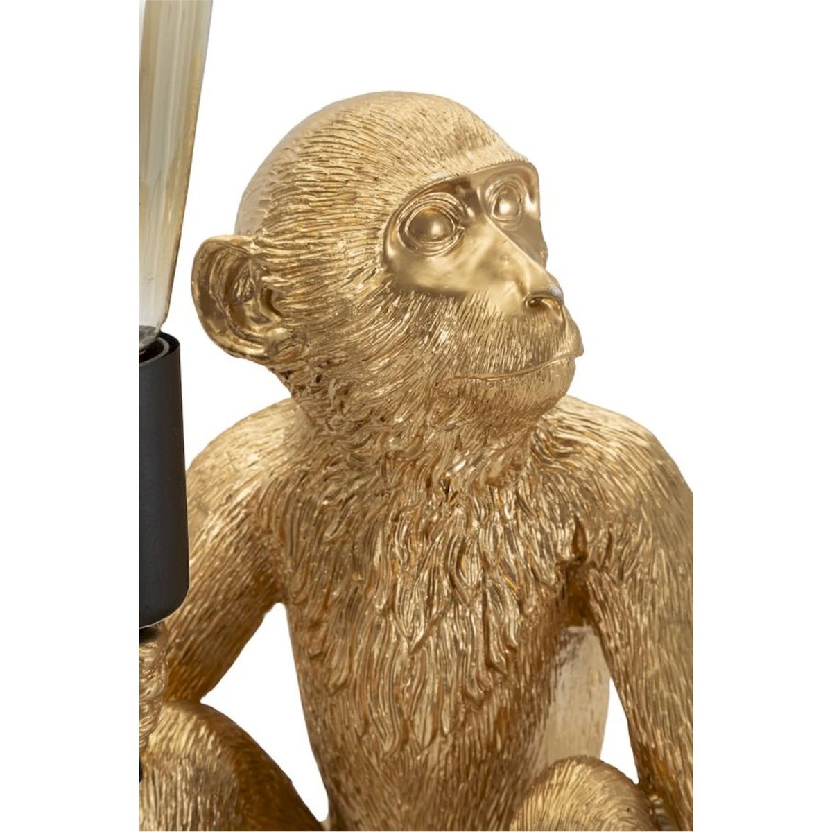 Lampe à poser singe sculpture GLAM doré, RECOLLECTION