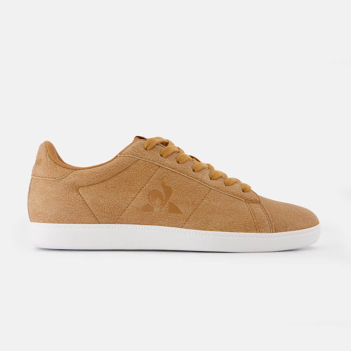 Sneakers de ville en cuir Courtset brown, LE COQ SPORTIF