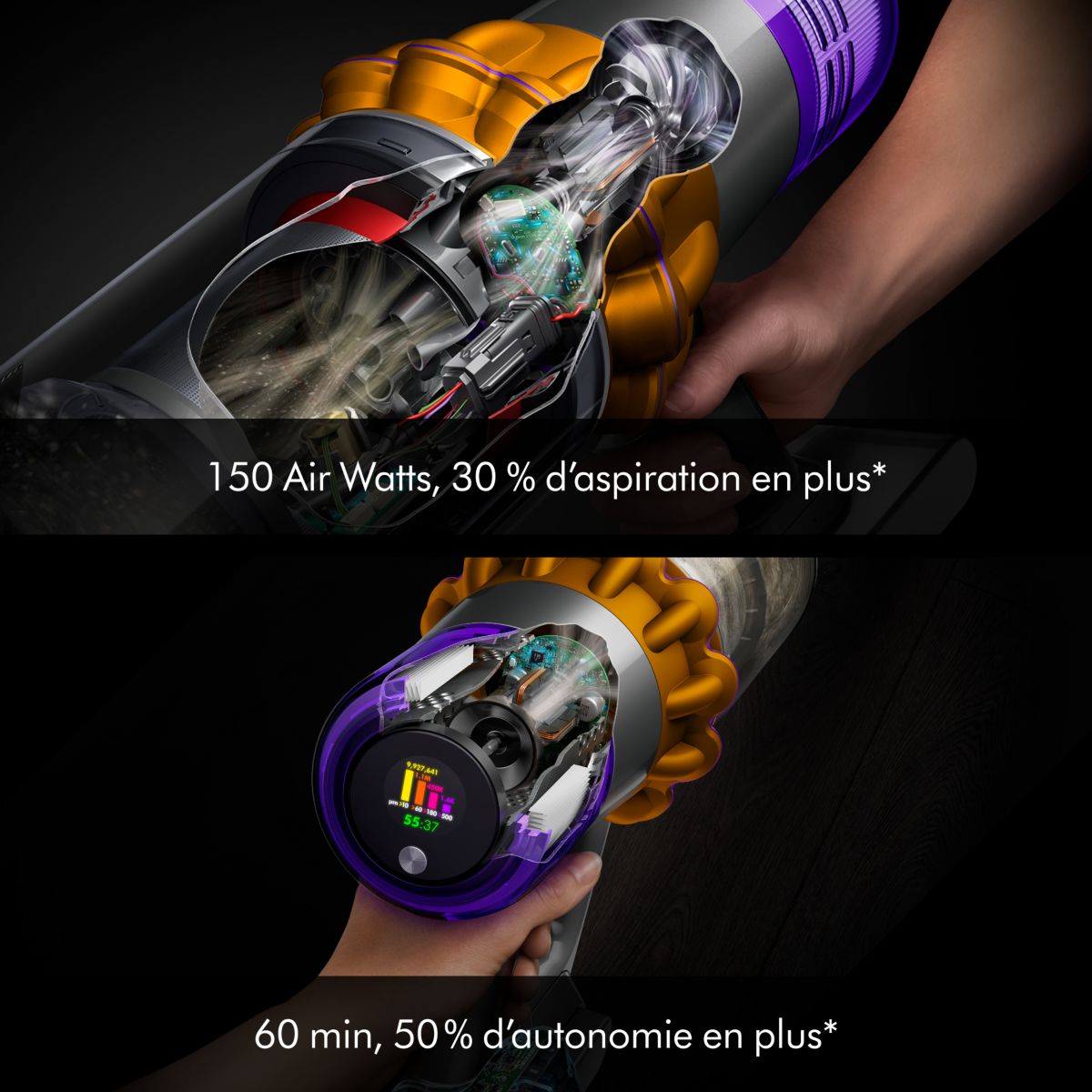 Aspirateur balai V15 Detect Absolute couleur unique, DYSON