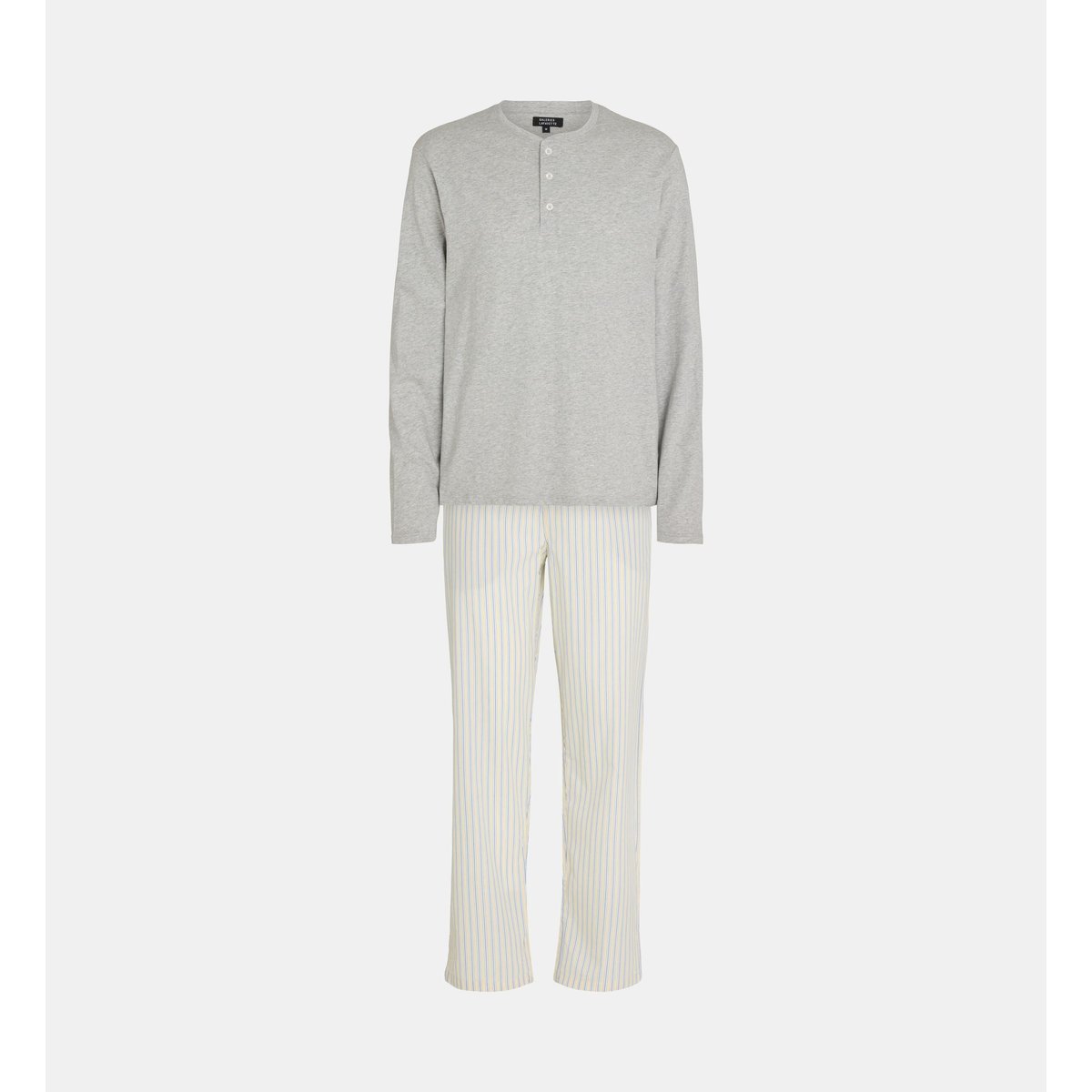 Ensemble de pyjama long bamiel en coton bio jaune, GALERIES LAFAYETTE